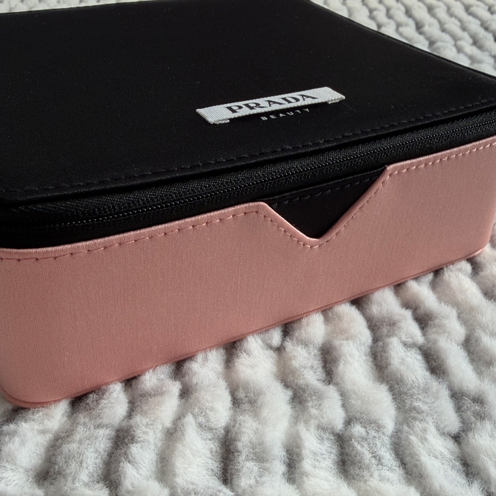 Prada two toned beauty case